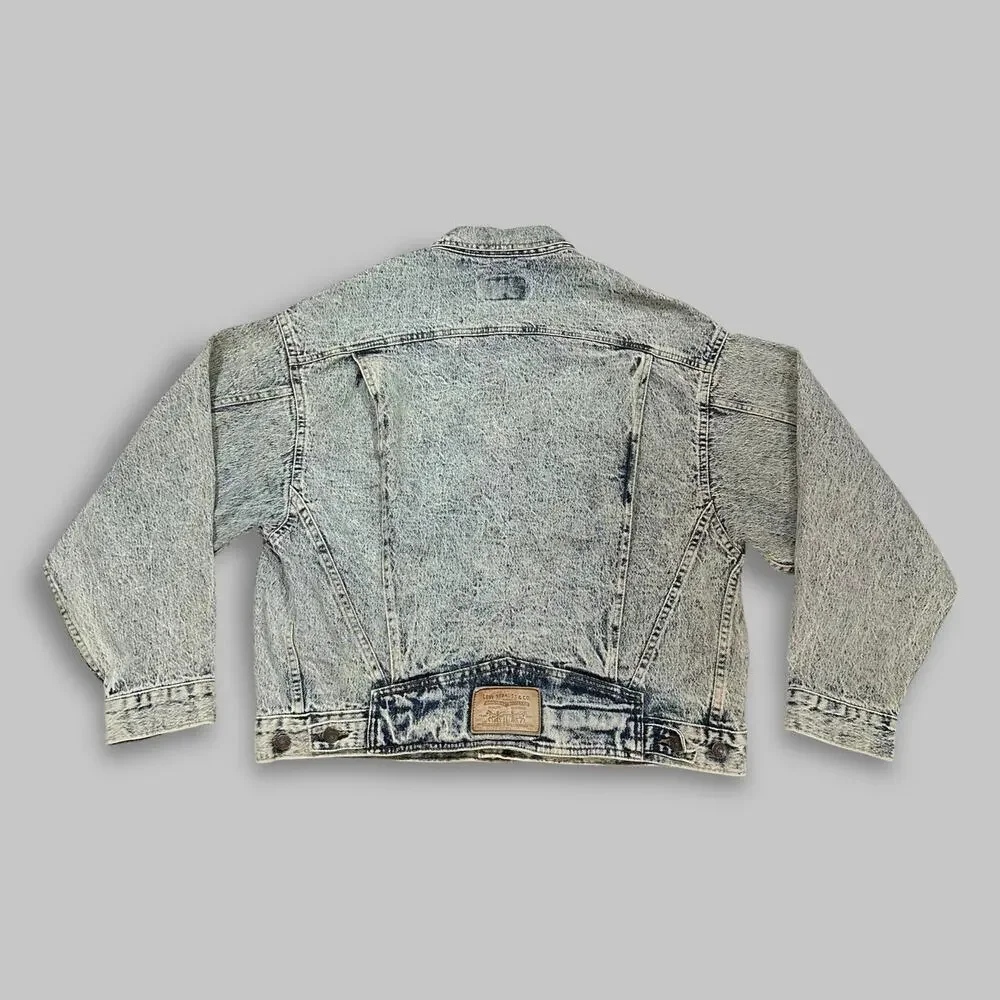 Levi’s Vintage Acid Wash Denim Trucker Jacket - Men’s Size XL